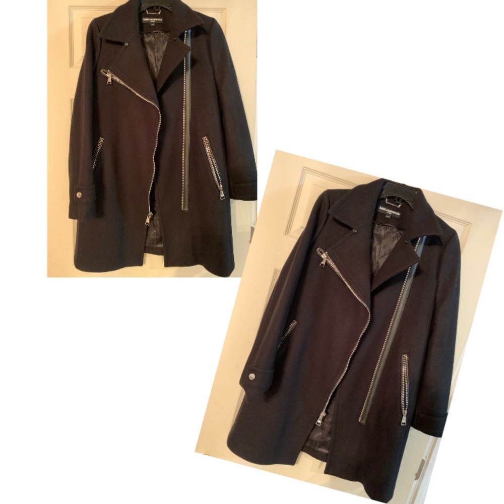 Karl lagerfelt wool coat brand new WOT 10/10 condition
